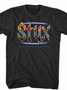 Styx Paradise Theatre Womens Mens T-shirt Unisex